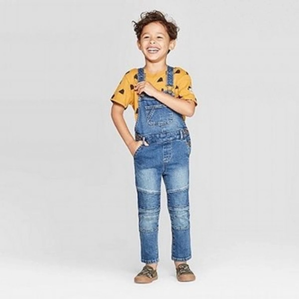 Art Class 4T Moto Denim Overalls